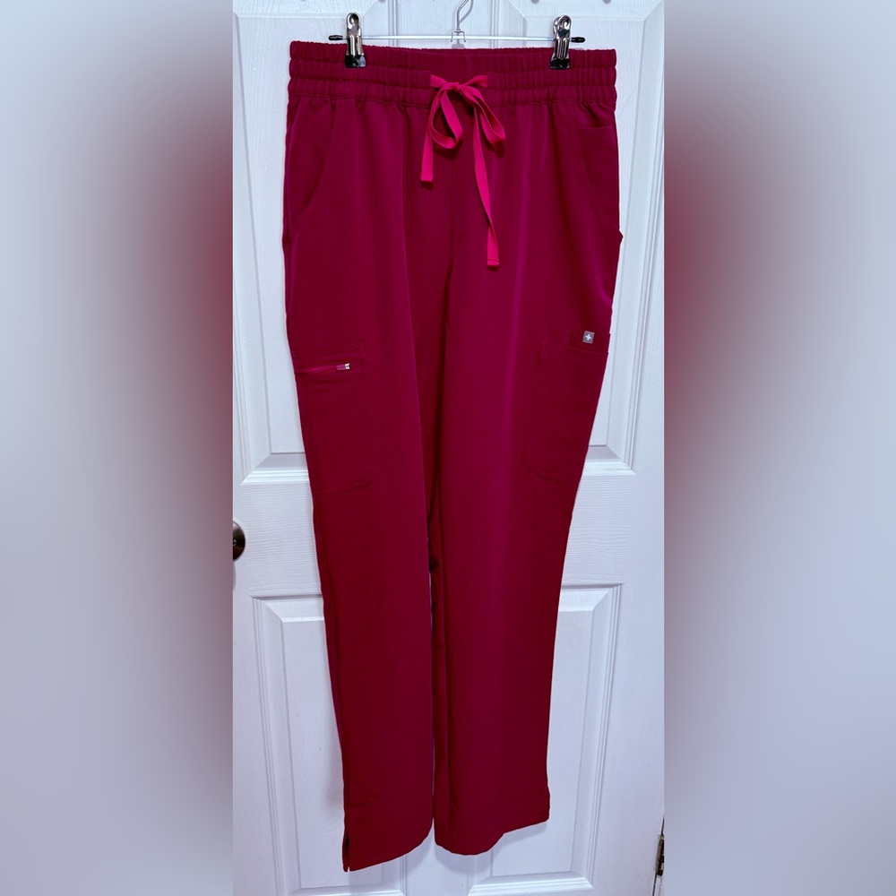 FIGS Dark Magenta Dowa Scrub Bottoms